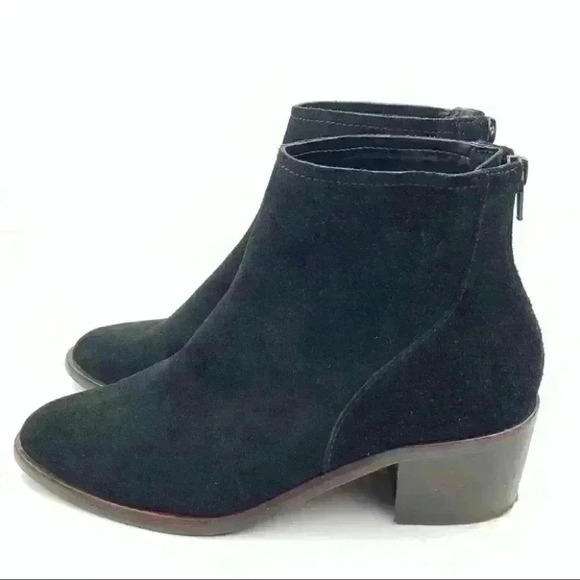Antonio Melani ankle booties size 6.5 black suede - Picture 5 of 13